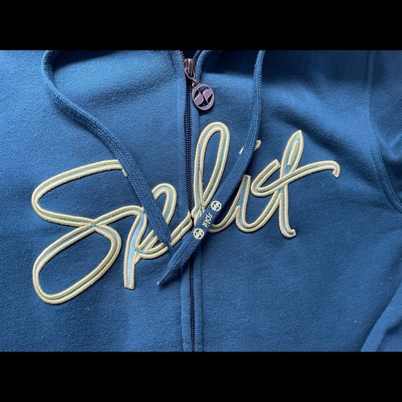 Split Zip-Up Hoodie - Picture 3 of 4